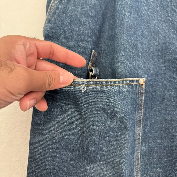 Vintage Boxx Jeans Rough Wear Mens 40x32 (38x28) Blue Hip Hop Baggy Wide Leg Y2K - Picture 9 of 15